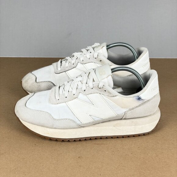 New Balance 237 Casual Lifestyle Sneakers Womens 8 White Gray Low Top Lace Up - Picture 10 of 10